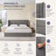 Structure de lit tapissier Annek avec rangement relevable, tête de lit à oreilles de H 40,9 po, lattes de bois et structure en métal, plusieurs tailles et options de tissu disponibles-1537809586-1542131019