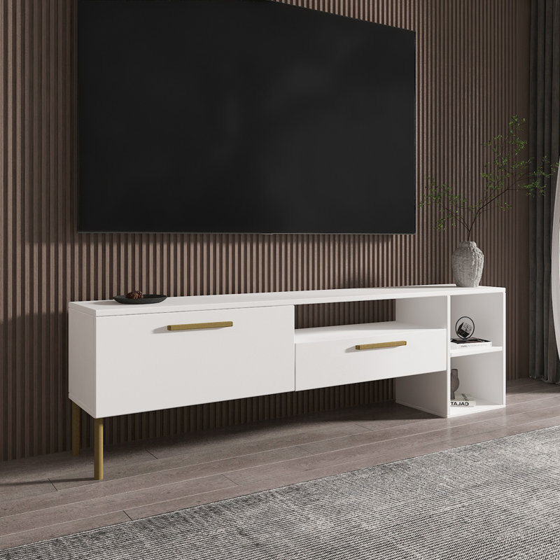 Keikei Unfinished TV Stand for TVs up to 60"
