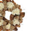28" Fall Wreath with Hydrangeas and Burlap Bows