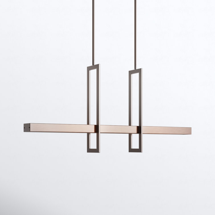 Saedi 3 - Light Kitchen Island Rectangle LED Pendant