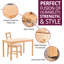 4 - Person Solid Oak Dining Set-87460563