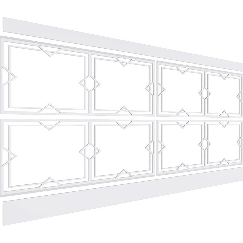Ensemble de lambris en PVC Fleming, H 44 po x l 94,5 po x P 0,625 po