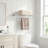 24" Wall Mounted Towel Rack with Shelf