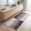 Tapis Brass2 moderne à rayures brossées grises et noires, lavable à la machine, antidérapant, à poils courts, pour intérieur et extérieur, adapté aux animaux domestiques, idéal pour le salon, la chambre, la salle à manger, l'entrée, le corridor ou le bureau.-981219883