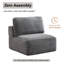 Fauteuil d'appoint en velours côtelé Acuna-1176500