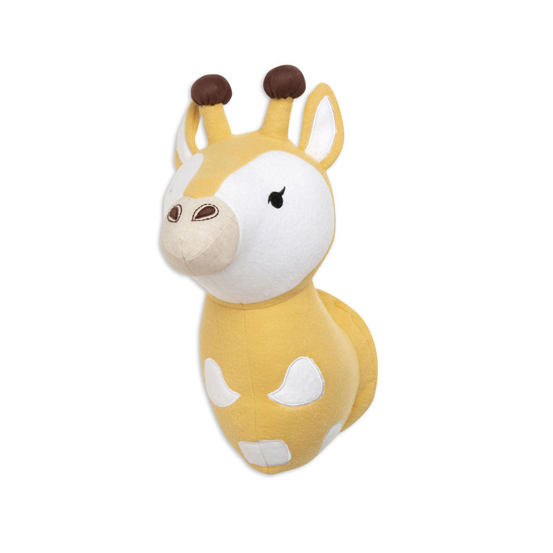 Giraffe Plush Head Wall Décor