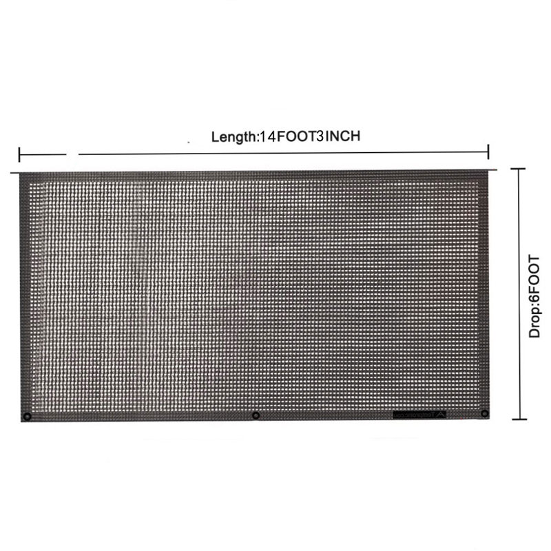 Pare-soleil pour auvent Findmall, H 17,34 po x l 13,79 po x P 7,09 po