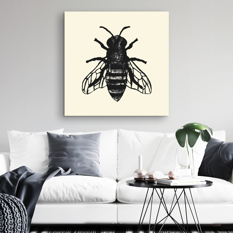 Bee - 32"x32" art on canvas