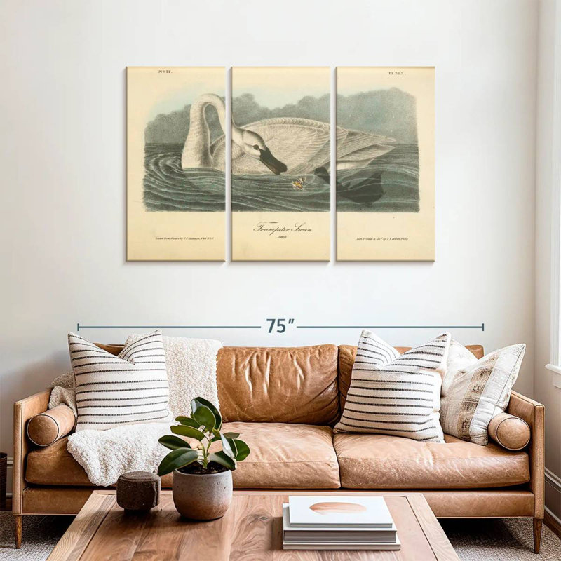 Brampt Trumpeter Swan, 36" H x 57" W