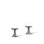 Occasion Cross Bathroom Sink Faucet Handles, 3.12" H x 3" W-975252096