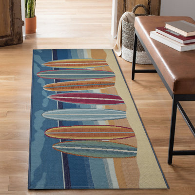 Thomasina Synthetic Non-Skid Kitchen Mat