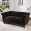 Canapé Chesterfield 2 places rembourré en velours-32696678