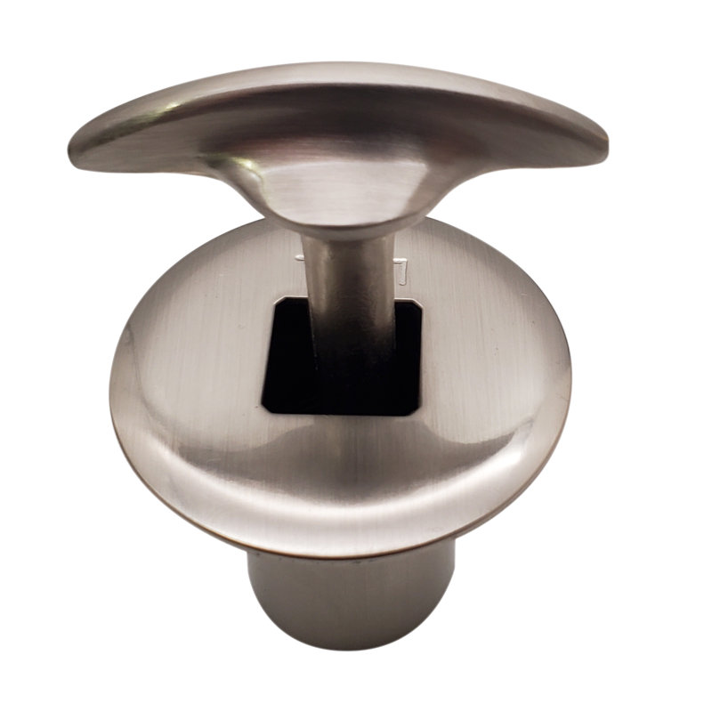 Ensemble de garniture de clapet à cloche pour foyer 3/4 po NPSM, Nickel satiné