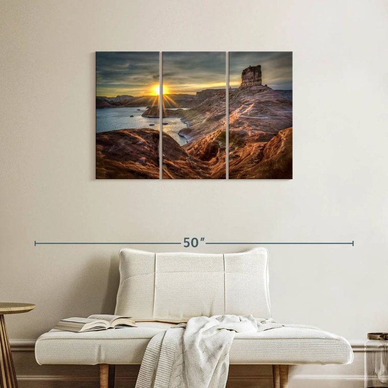 Alvord Lake Powell Sunrise, 24" H x 38" W