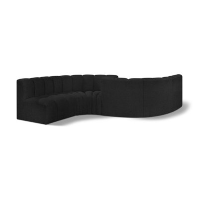 Ivancea Upholstered Curved Sectional Reversible
