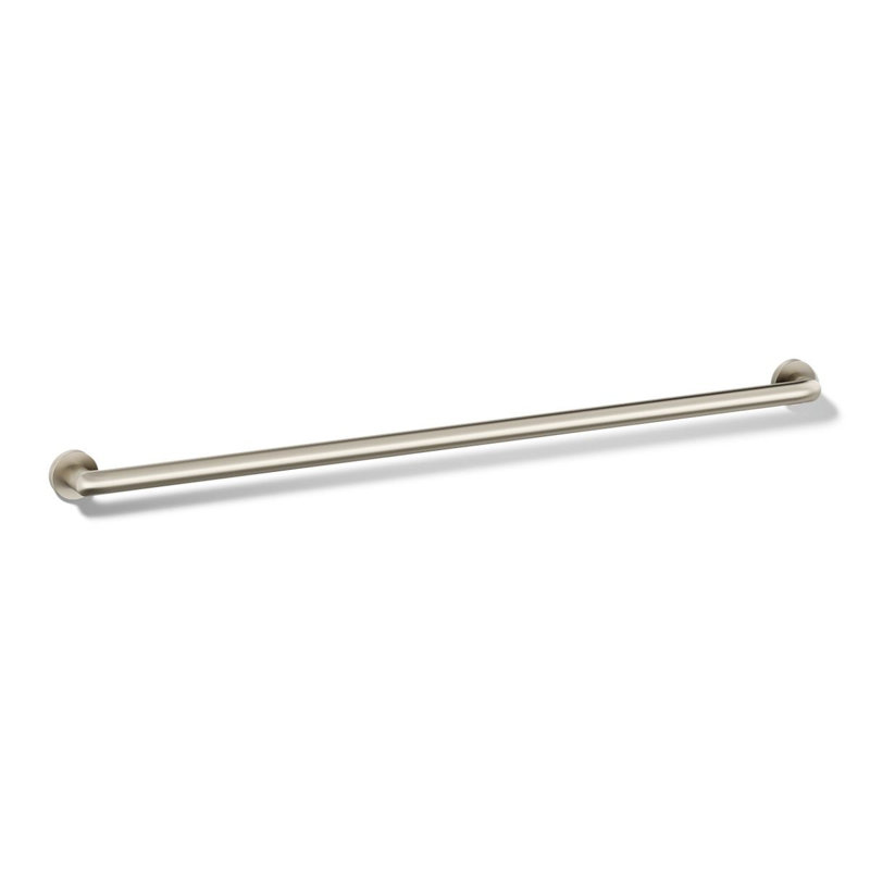 Kumin Grab Bar, Brushed Nickel, 18" W