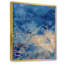 Abstrait classique bleu et or II - peinture sur toile-67380453-67380452