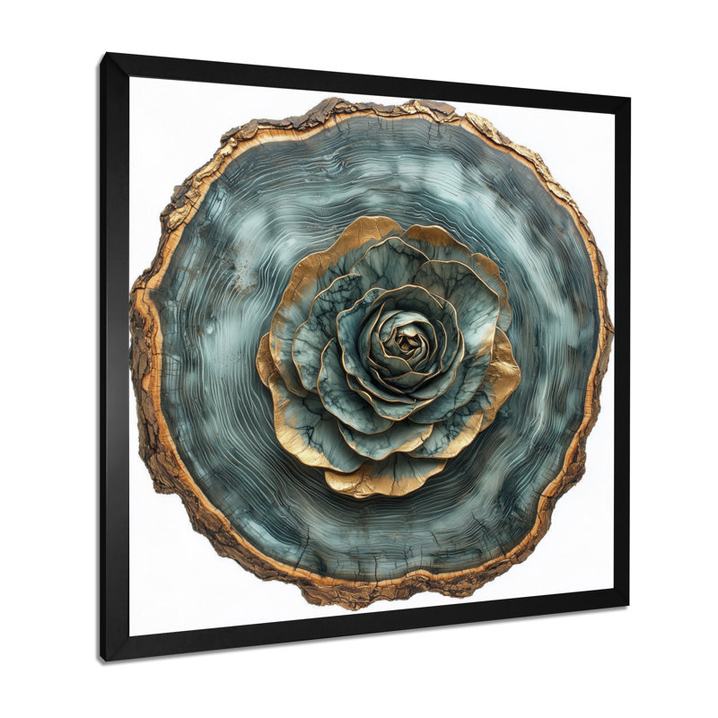 Émeraude, pivoines, danse sur bois, diapositive II - pivoines, art mural, Reproduction encadrée d'une seule photo