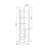 Eclipse Black / White / Natural Drum Shade Floor Lamp