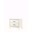Table de chevet blanche