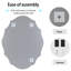 Cantrall Flat Wall Mirror-893375610