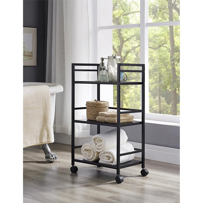 30 in. H x 24 in. W Utility Cart, Black