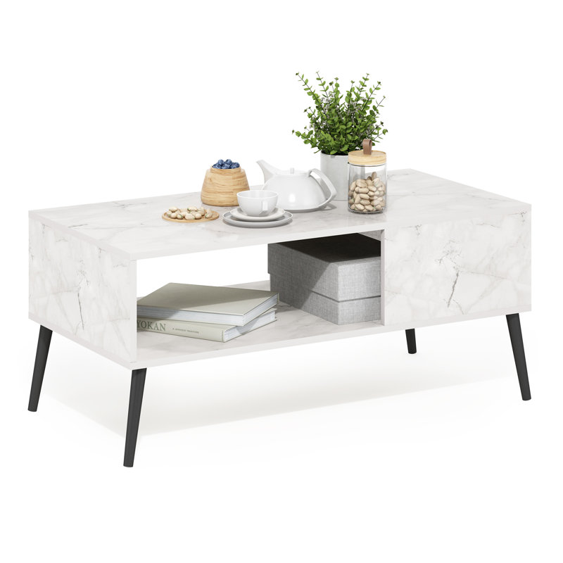 Bertta Single Coffee Table, Marble White