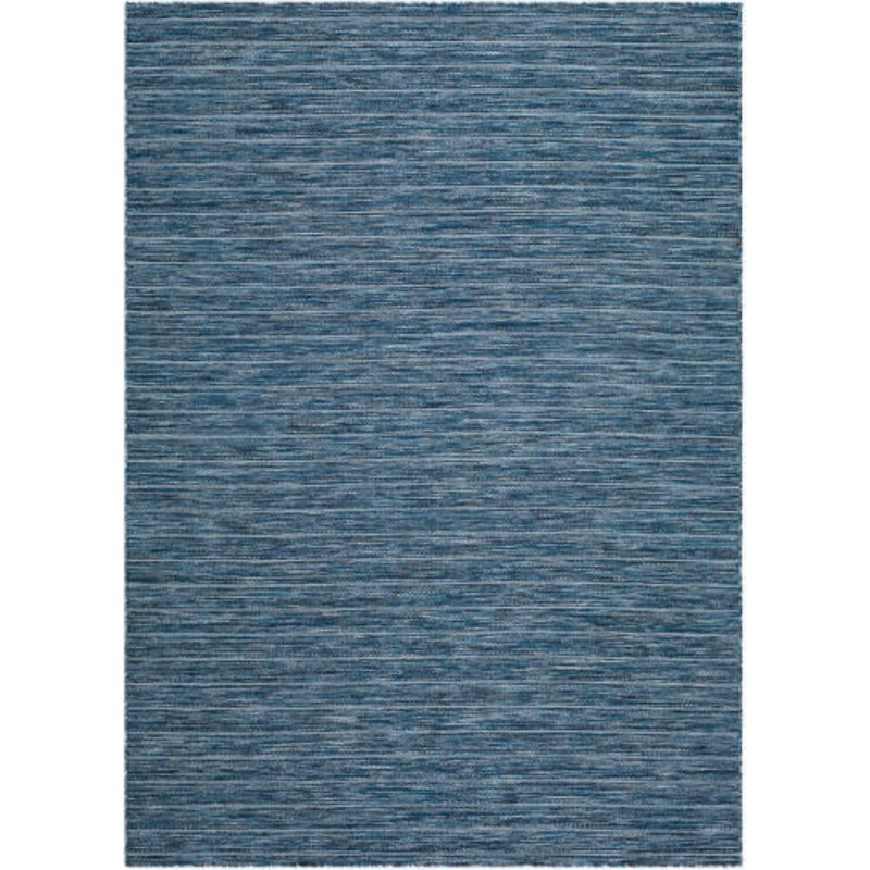 Tein Machine Woven Rug, Blue/Gray, Rectangle 9' x 12'
