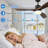 Bilon 52" Classic Wood Ceiling Fan with LED Light Kit, 3 Light Tone and 3 Fan Speed Remote Control-1742832199