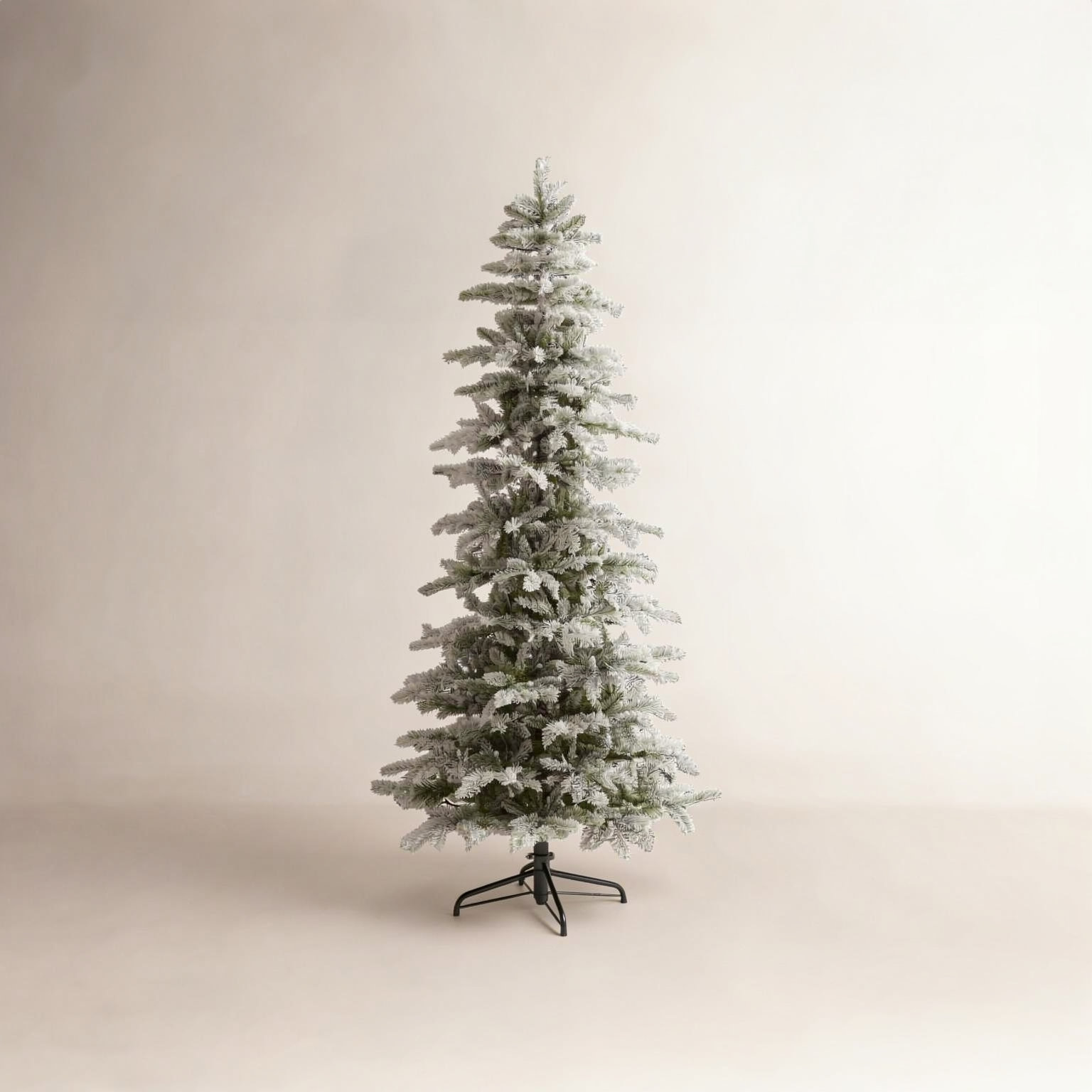 Lighted Artificial Christmas Tree, 7.5' H