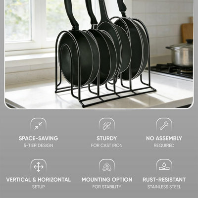 Metal Pot Rack Hook