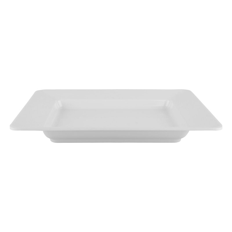 ML-12-W - Assiette carrée 12 po, profondeur 0,75 po