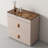 High-quality Modern Nightstand,Glass Top,No assembly required-306737301