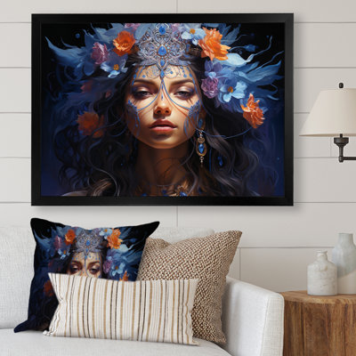 Hinduisim Art Shaktis Divine II - Spiritual Wall Art Living Room