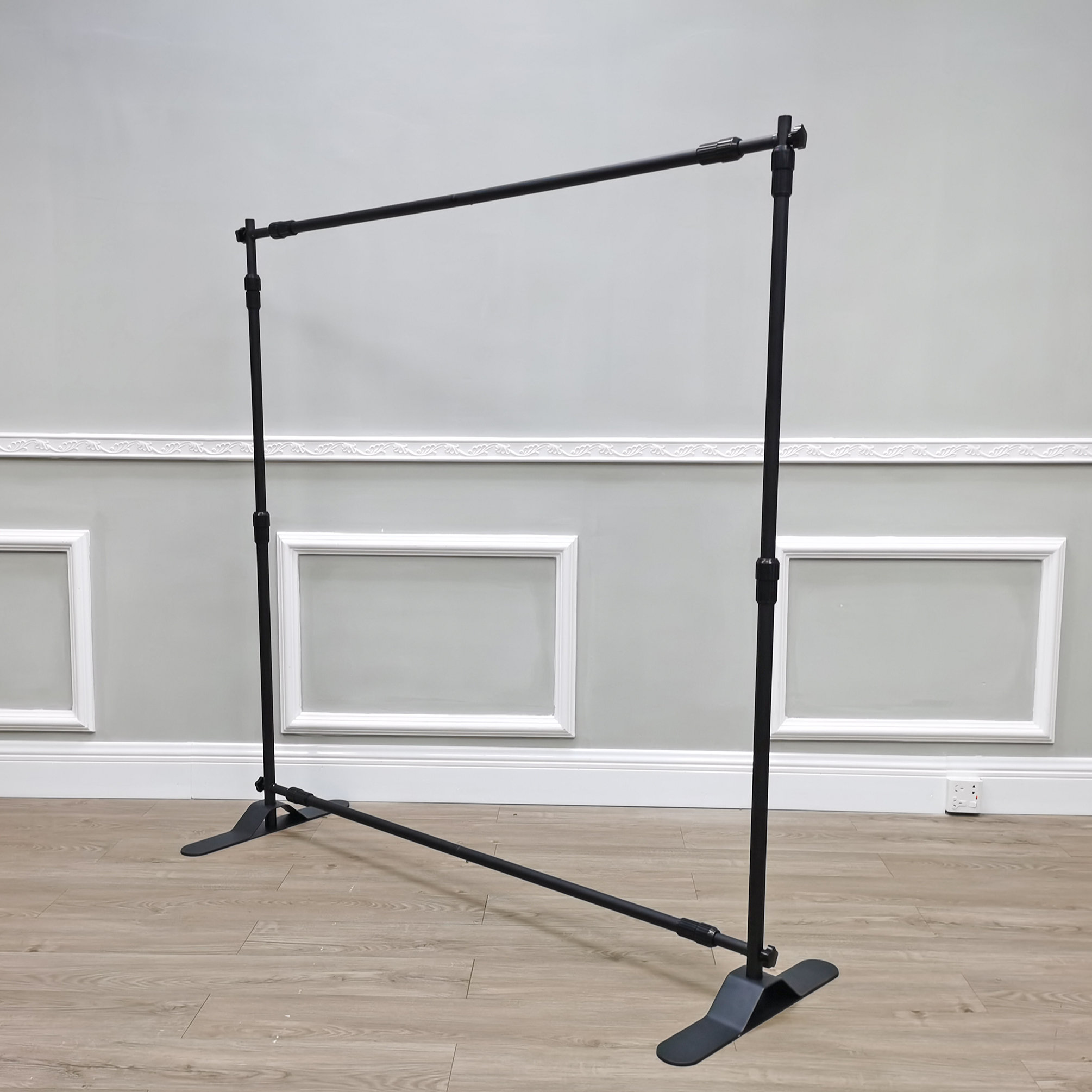 FixtureDisplays Photo Backdrop Stand Heavy Duty Banner Holder Adjustable  Photography Poster Stand Height Photo Booth | Wayfair