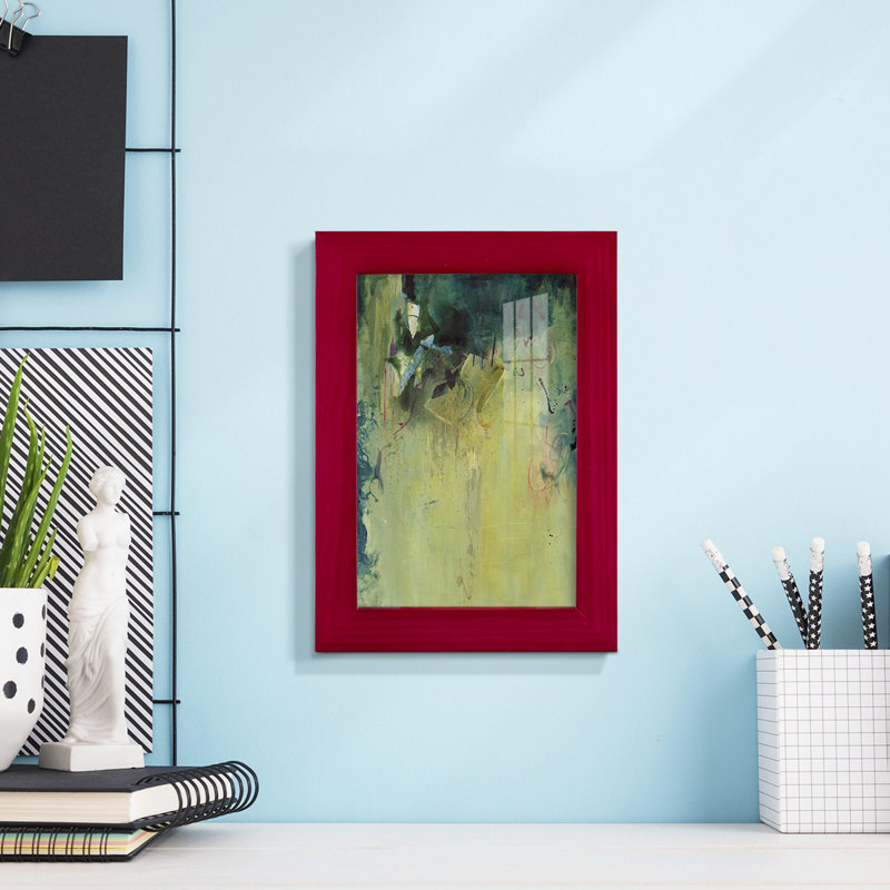 «Frants Paradise Falls I», impression encadrée sur papier, Rouge, H 6 po x l 4 po x P 1 po