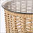 Round Glass Outdoor Side Table , 15.5 " W 15.5 " D-1006013659