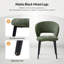 Chaise de salle à manger moderne Angel avec pieds en métal-1141754286