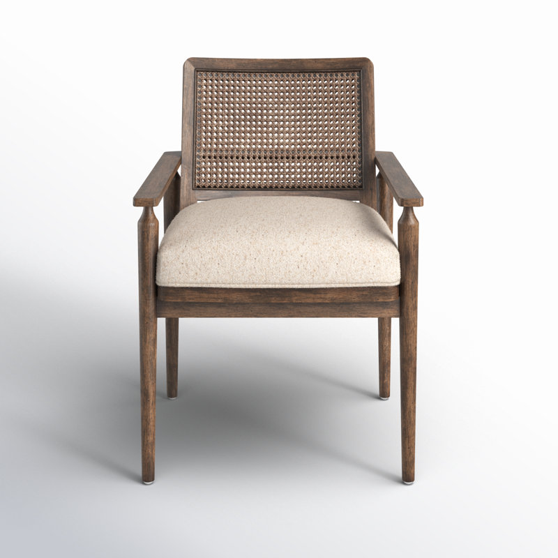 Bauder 20.5'' H Fabric Upholstered Armchair, Beige Fabric