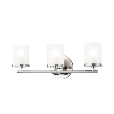 Éclairage pour meuble-lavabo à 3 lumières à intensité variable Scroggins