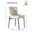 50 cm H Fabric Side Chair in Beige