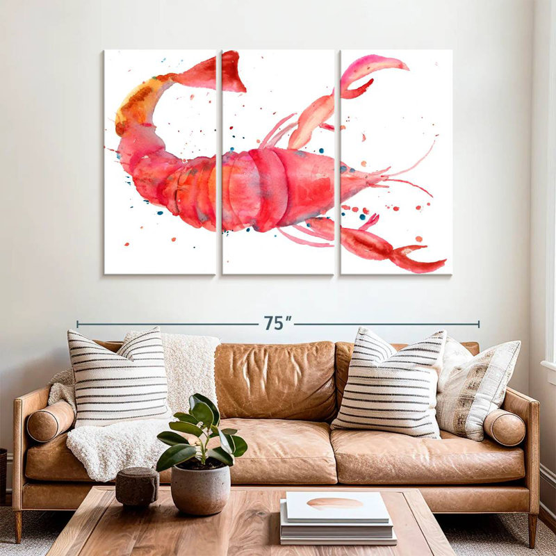 Homard rouge Brampt, H 42 po x l 65 po