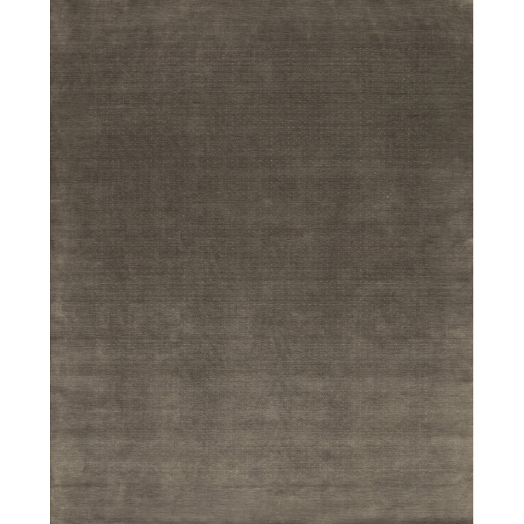 Sincerity Wool Area Rug in Gray
