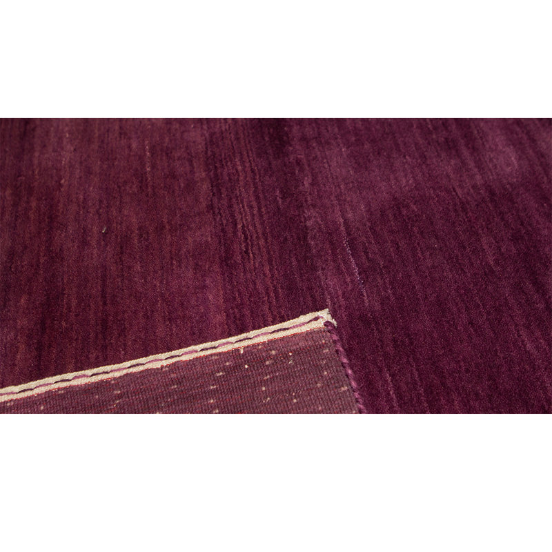 Hand-Knotted High-Quality Plum Area Rug