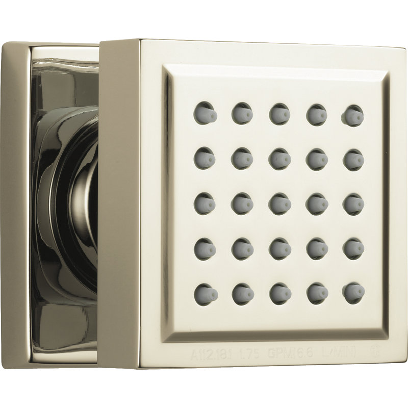 Surface Mount Body Spray, Lumicoat Polished Nickel