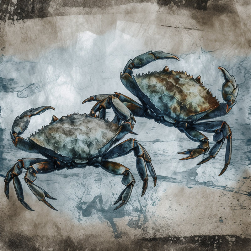 Rideau de douche Crab, H 84 po x l 70 po x P 6 po