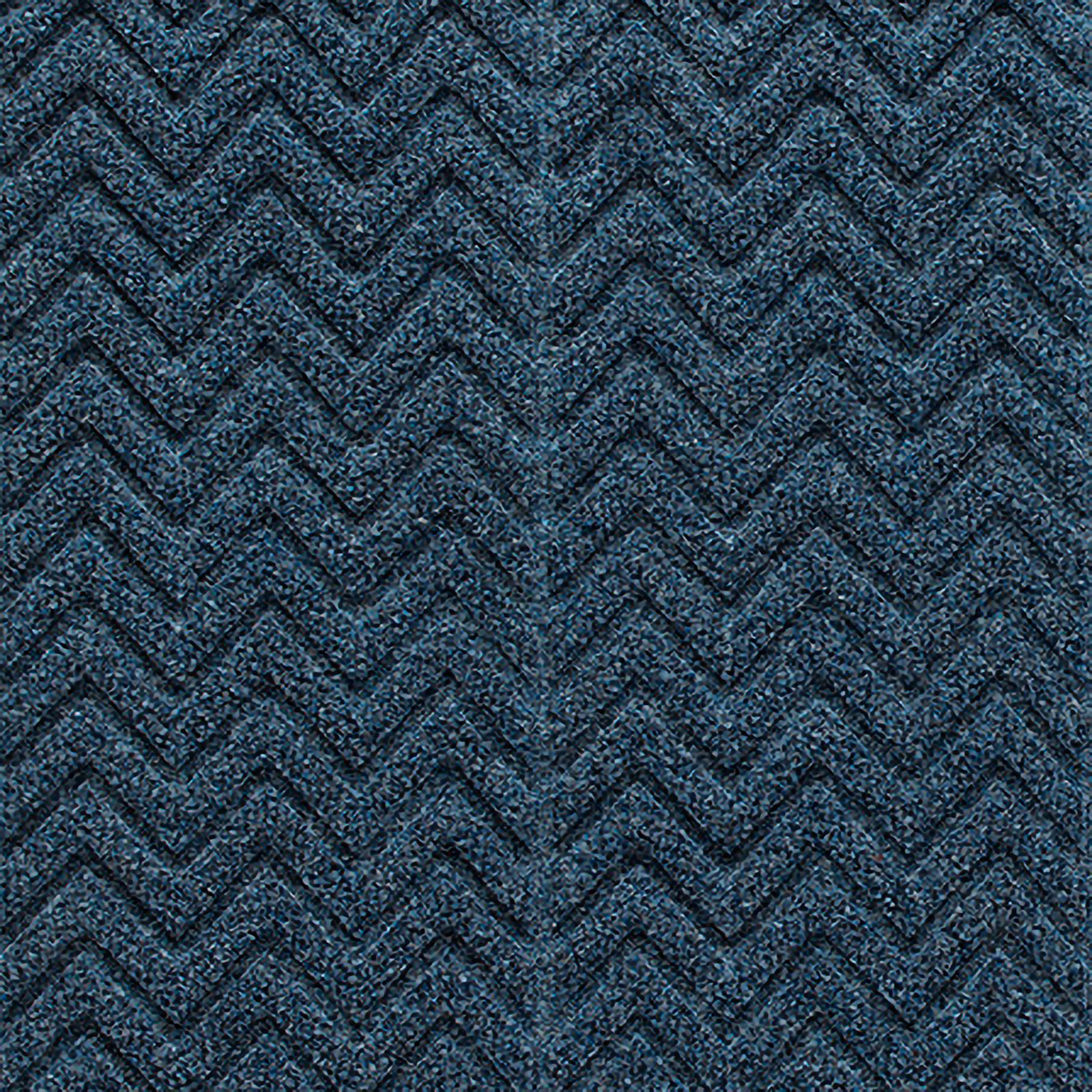 WaterHog Chevron Non-Slip Doormat, 36" W x 60" L, Navy