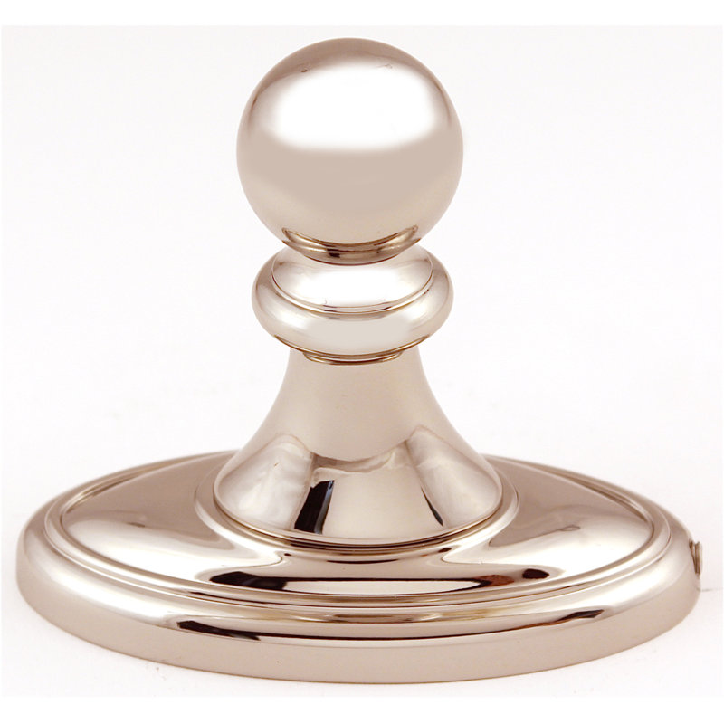 Single Robe Hook, Polished Nickel