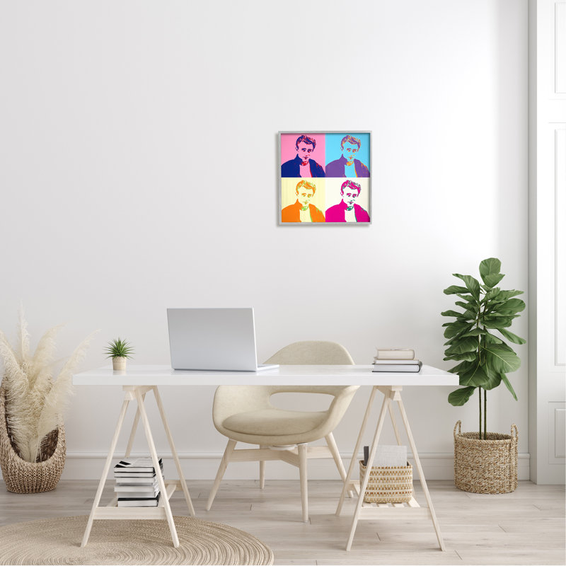 «Vivid Pop Style Portrait Squares» par Abcartattack, Toile tendue, L 30 po x H 30 po