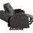Power Reclining Sofa With Faux Leather, Adjustable Headrests, And Ambient LED Lighting For Ultimate Comfort And Style.-357436245